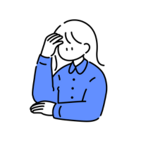 悩んでいる人